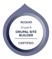Acquia Certified Site Builder – Drupal 8