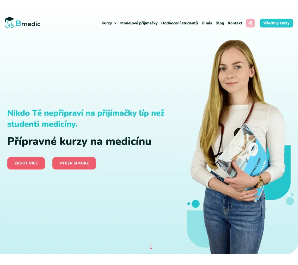 Realizace webu Bmedic
