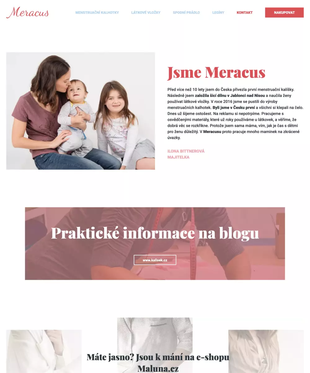 Realizace webu Firemní vizitka